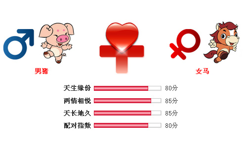 男属猪和女属马相配吗