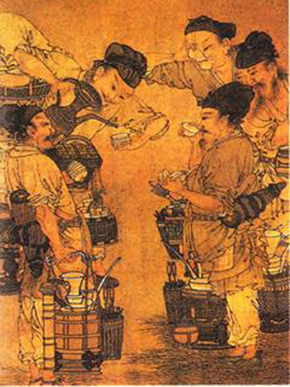 茗园赌市图