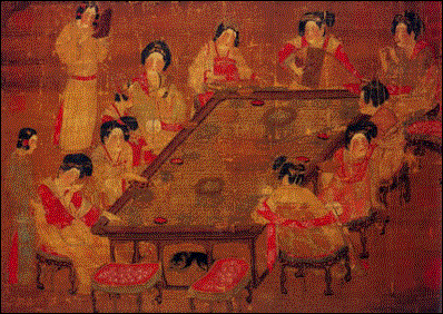 宫乐图(会茗图)